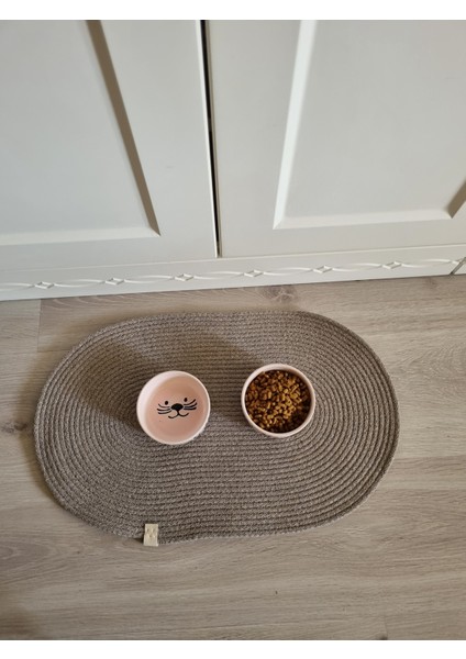 Kedi ve Köpekler Için Kahverengi, 50X30 cm Beslenme Paspası, 3 L Su Kabı modelleri