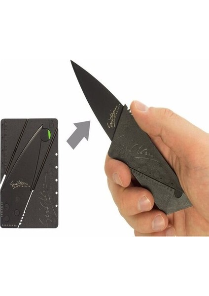 Cardsharp Kredi Kartı Şeklinde Bıçak Kutusuz fırsatları