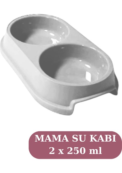 2'li Set Evcil Hayvan Mama ve Su Kabı, Dayanıklı ve Pratik Kullanım Sağlar. modelleri