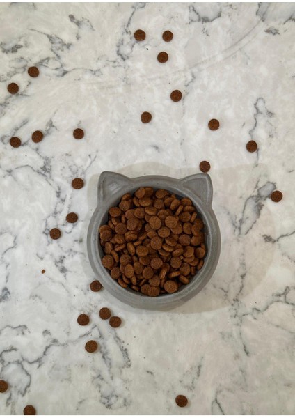 Seramik Gri Kedi ve Köpek Kuru Mama Kabı, Manuel Kullanım, 100 G fırsatları