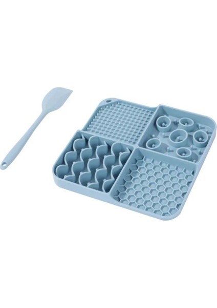 Mavi Sıvı Ödül Matı Kaşıklı Set, Kedi ve Köpekler Için Şık ve Kullanışlı. modelleri
