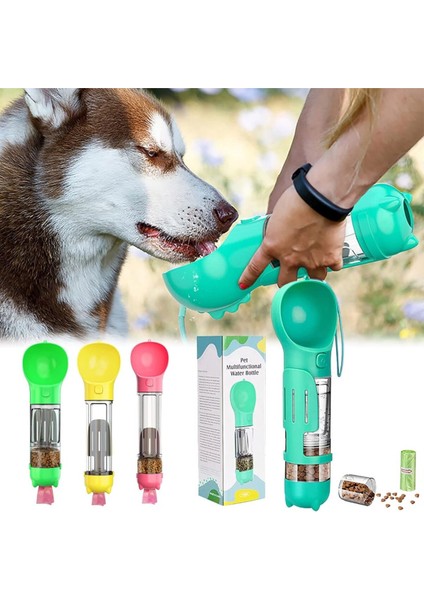 4'ü Birlikte Çok Fonksiyonlu Köpek ve Kedi Su ve Mama Kabı