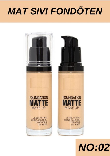 Mat Sıvı Fondöten No:02