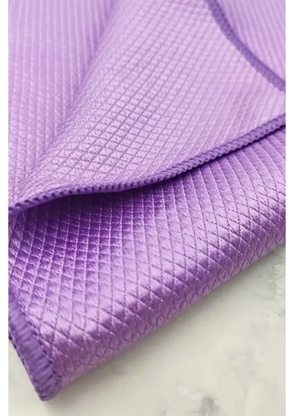Baklava Desen Cam Bezi 3'lü Set 50X70 cm Battal Boy –kalın Dokulu, Ultra Emici, Iz Bırakmayan