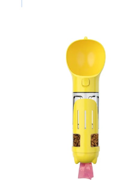 Taşınabilir 3'ü 1 Arada Evcil Hayvan Seyahat Seti, Suluk, Mama Kabı ve Torba, 500 ml