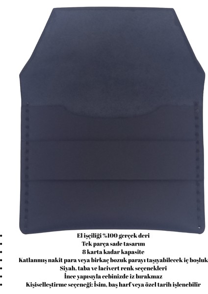 Brugge Minimalist Lacivert Deri Kartlık – %100 Hakiki Dana Derisi El Yapımı Erkek Cüzdan | Günlük Kullanım, Iş Hayatı ve Özel Günlerde Şık | Hediye Edilebilir Özel Siyah Deri Kartlık Modeli fırsatları