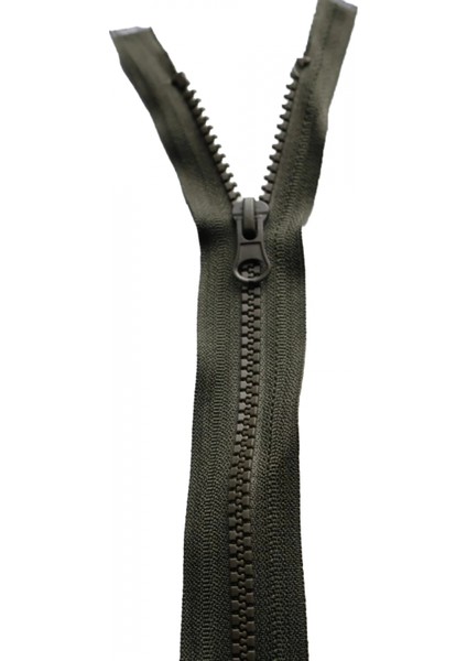 Kalın Dişli Haki 80 cm Kemik Diş Fermuar 1 Adet fiyatları