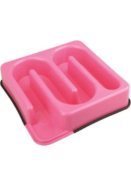 Pembe 1200 ml Yavaş Yeme Mama Kabı, Plastik, Manuel, Evcil Hayvanlar Için Ideal fiyatları
