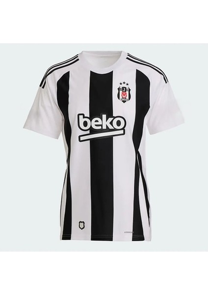 Beşiktaş 24/25 Sezon Isimsiz Iç Saha Çubuklu Siyah Beyaz Çocuk Forma Takımı 4 Parça Forma Şort Çorap Bileklik modelleri