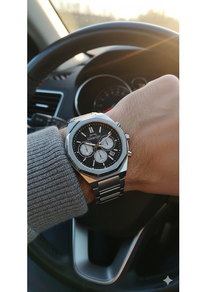 SL.09.2503.2.01 Erkek Kol Saati | Çelik Güç, Siyah Sportif Şıklık fiyatları