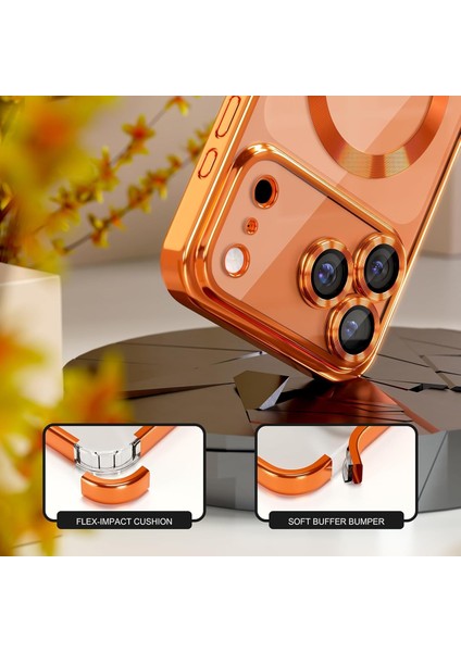 iPhone 17 Pro Max Uyumlu Magsafe Destekli Kamera Korumalı Şeffaf Yumuşak Telefon Kılıfı fırsatları