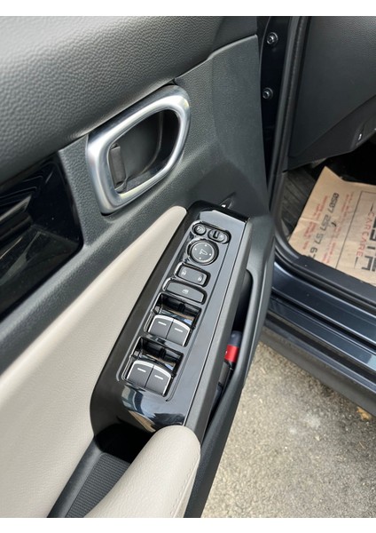 Honda Civic Fe1 Piano Black Cam Düğme Kaplama modelleri