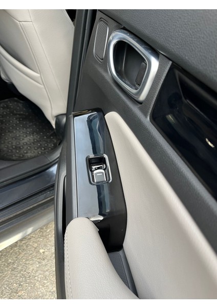 Honda Civic Fe1 Piano Black Cam Düğme Kaplama fırsatları