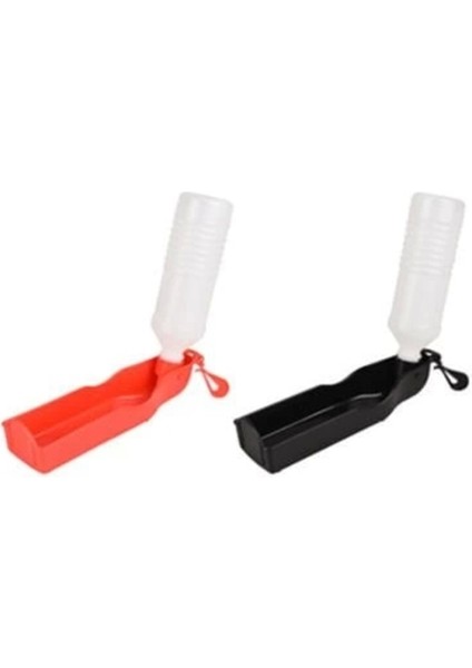Beyaz 500ML Plastik Suluk, Evcil Hayvanlar Için Su Kabı