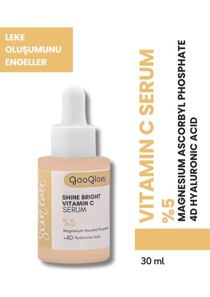 Shine Bright Vitamin C Serum / %5 Magnesium Ascorbyl Phosphate
