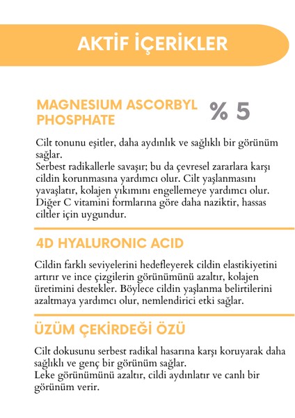 Shine Bright Vitamin C Serum / %5 Magnesium Ascorbyl Phosphate modelleri