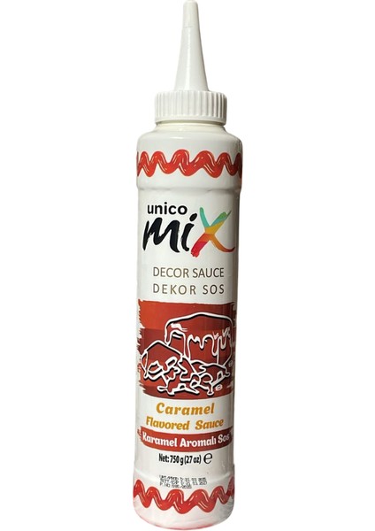 Unıcomıx Dekor Sos Karamel 750 ml