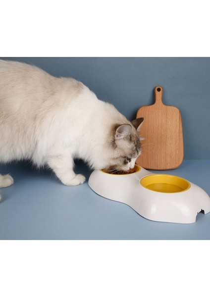 Beyaz Plastik Yumurta Şekli Köpek ve Kedi Mama Kabı, Manuel, Dayanıklı, Şık fiyatları