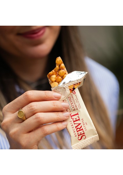 Servet Şeker İlavesiz Fındık Krokan Bar 120 gr (6 x 20 gr) indirimleri