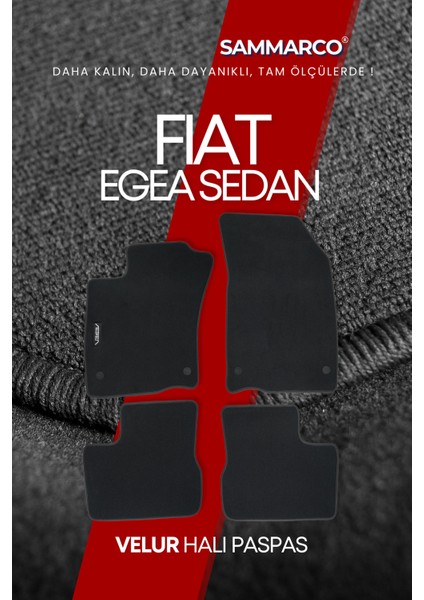 Fiat Egea Sedan 2016 Halı Paspas Velur Paspas Kumaş Paspas Oto Paspas modelleri