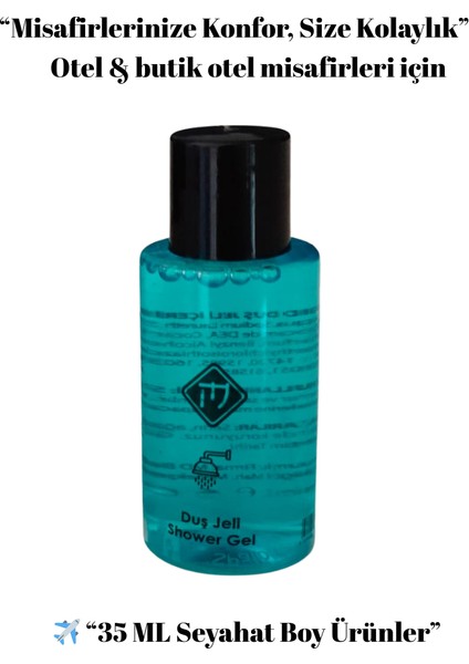 100 ADET Otel Tipi Mini DUŞ JELİ – 35 ml Tek Kullanımlık fiyatları