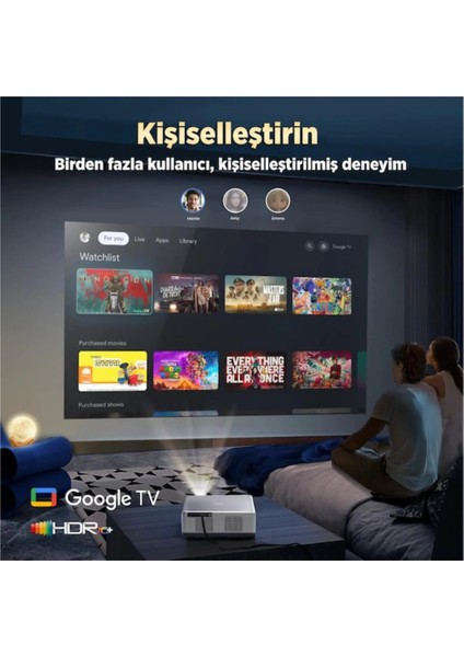 Performance V700G 400 Lümen Full Hd Android Projeksiyon Cihazı