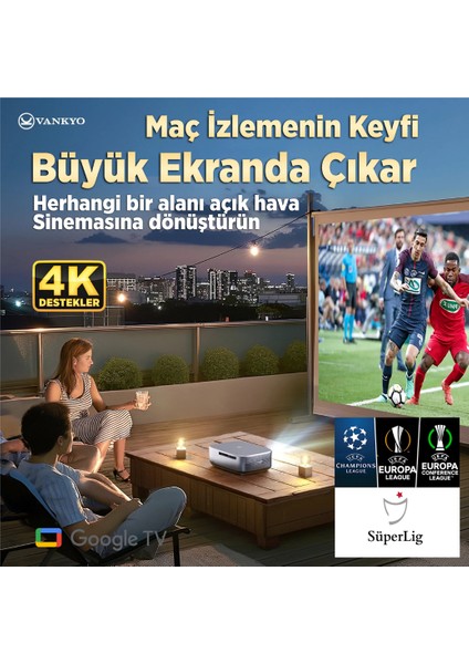 Performance V700G 400 Lümen Full Hd Android Projeksiyon Cihazı