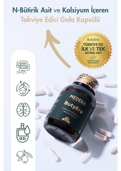 N-Bütirik Asit ve Kalsiyum İçeren Takviye Edici Gıda (Postbiyotik) modelleri