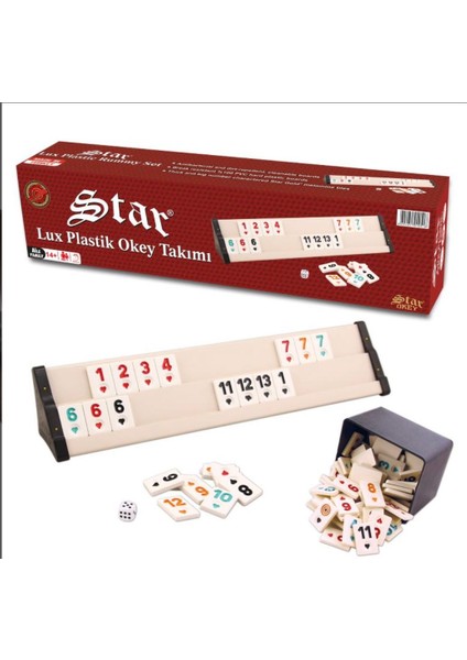 Lux Plastik Okey Takımı