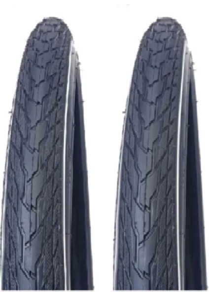 28 Jant 28X1.75 (700X45) (47-622) 1 mm Zırhlı Reflektörlü 5101 Bisiklet Dış Lastiği x 2 Adet