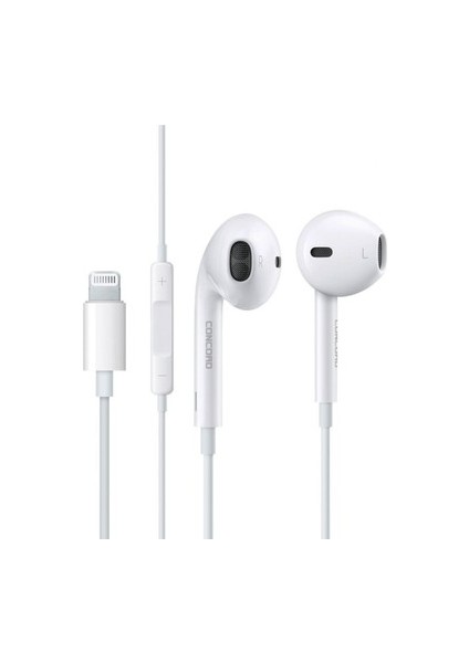 iPhone 14 Pro Max Uyumlu Tak Kullan Kablolu Kulaklık Lightning Connector C-919