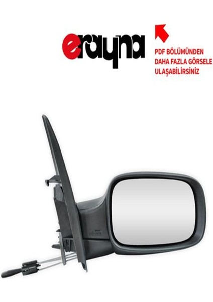 Renault Megane Iı 03-08 Dış Dikiz Aynası Mekanik Sağ B2013M 7701054686