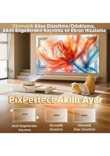 Leisure L570B 200 Lümen Full Hd Wi-Fi Android LED Projeksiyon Cihazı modelleri