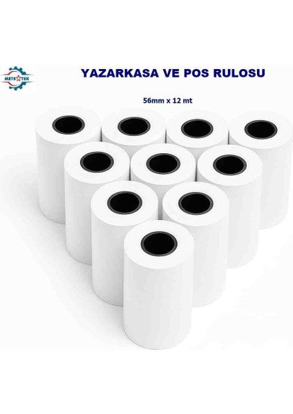 Termal Yazarkasa ve Pos Rulosu 80 mm x 20 Metre 10 Lu Paket