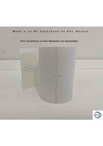 Termal Yazarkasa ve Pos Rulosu 80 mm x 20 Metre 10 Lu Paket fiyatları