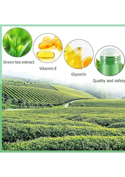 Beyazlatıcı Etkili Yeşil Çay Özlü Siyah Nokta Maskesi - Green Mask %100 Natural Tea Melao modelleri