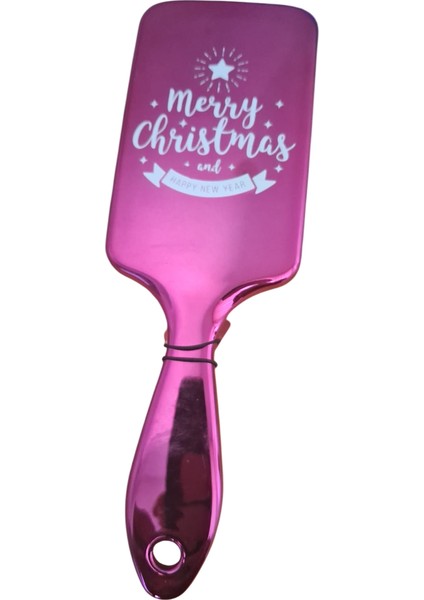 Miine Merry Christmas Pembe Saç Fırçası