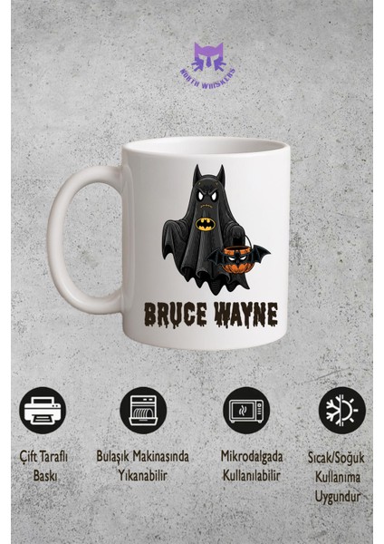 Batman Halloween Edition Kişiye Özel Kupa Bardak modelleri