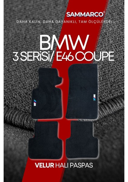 Bmw 3 Serisi E46 Coupe 1997 Halı Paspas Velur Paspas Kumaş Paspas Oto Paspas modelleri