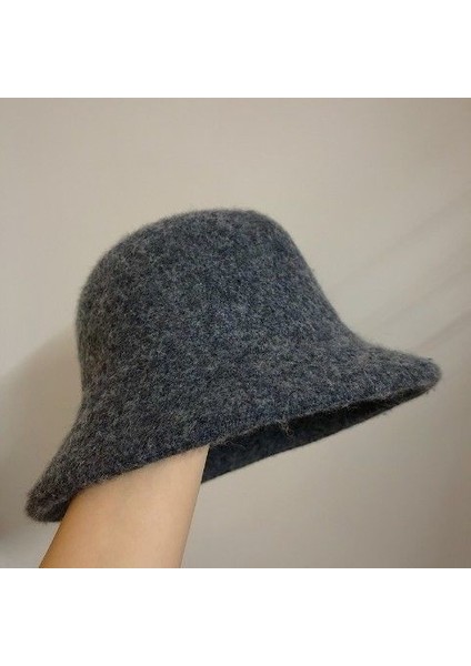 Retro Tarz Şık ve Modern Kadın Keçe Kışlık Şapka (Yurt Dışından)