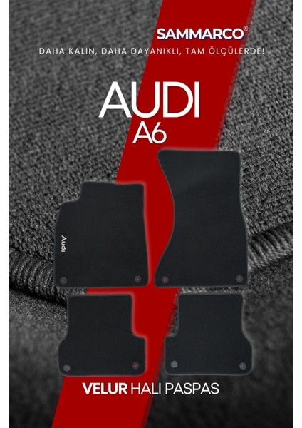Audi A6 2012 Halı Paspas Velur Paspas Kumaş Paspas Oto Paspas modelleri