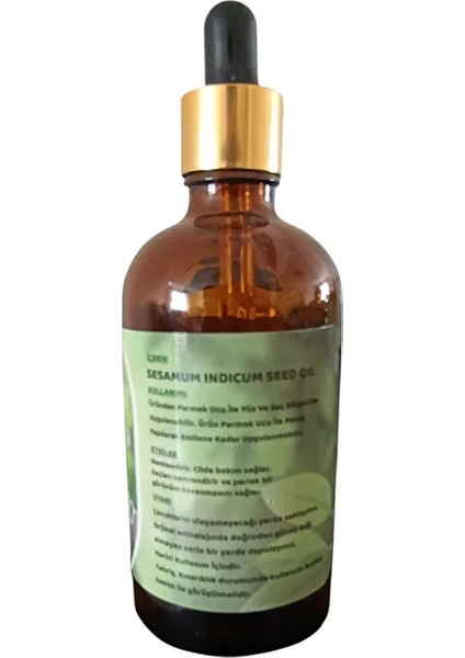Susam Yağı Soğuk Sıkım 100 ml fiyatları