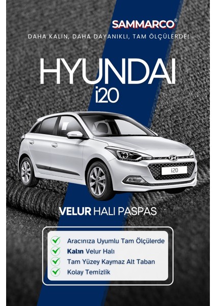 Hyundai I20 2015 Halı Paspas Velur Paspas Kumaş Paspas Oto Paspas fiyatları