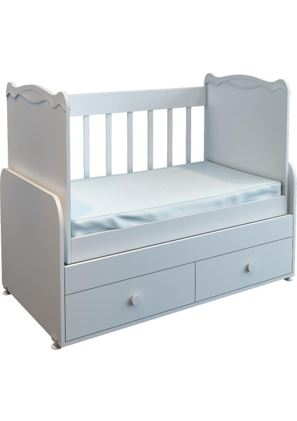 SOFT YATAK HEDİYELİ ANNEYANI SALLANIR İKİ ÇEKMECELİ 60*120 BEŞİK fiyatları