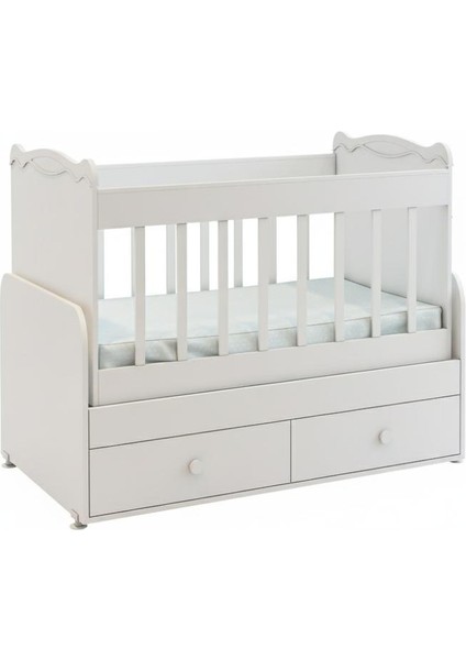 SOFT YATAK HEDİYELİ ANNEYANI SALLANIR İKİ ÇEKMECELİ 60*120 BEŞİK fırsatları