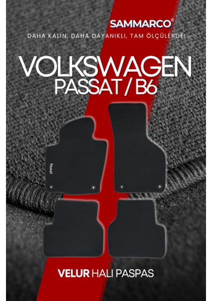 Volkswagen Passat B6 2004 Halı Paspas Velur Paspas Kumaş Paspas Oto Paspas modelleri