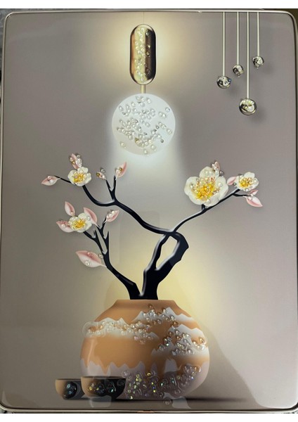 Epoksi Kabartma Detaylı Ultra Canlı Görünüm Tablo 30X40CM R38X74G