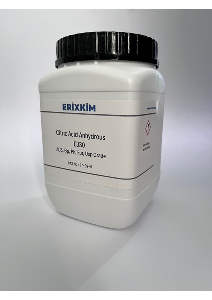 Labbakkal Sitrik Asit Susuz Farma Kalite - Citric Acid Anhydrous 1 kg