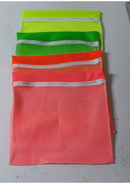 4 Adet 4 Renk Fermuarlı - Hassas Çamaşır Terlik Ayakkabı Yıkama Filesi Büyük Boy fiyatları