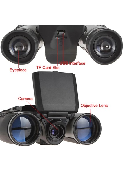 12X32 Zoom Dijital Dürbün Teleskop Kamera 5mp Cmos Sensör 2.0 Inc Tft Full Hd 1080 P Dvr Fotoğraf Video Kayıt USB Dürbün indirimleri